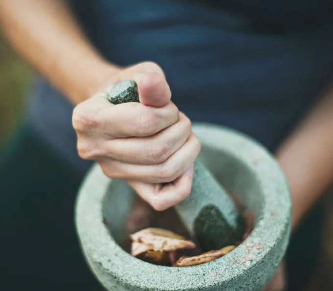 Préparation traditionnelle d'Alilenat à Chambéry pour une micronutrition de qualité supérieure, pour une alimentation diversifée